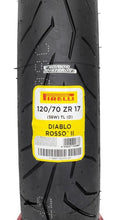 Cargar imagen en el visor de la galería, Llanta 120/70 Zr 17 58w Diablo Rosso Ii Pirelli R6r Gsxr Zx6