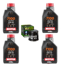 Cargar imagen en el visor de la galería, Kit Filtro Hiflo 4l Aceite Motul 7100 10w40 Gsxr 1000 1000rr