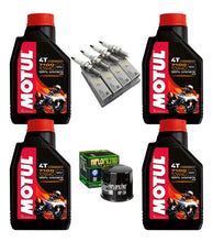 Cargar imagen en el visor de la galería, Kit Afinacion Motul 7100 Ngk Hf Zx10r 08-15 Gsxr 1000 07-20