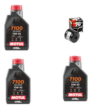 Cargar imagen en el visor de la galería, Kit Aceite Motul 3l 7100 10w40 Y Filtro K&amp;n R6r 600rr Gsxr
