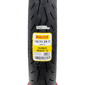 Llanta Diablo Rosso IV 110/70 R17 R3 Ninja 400 Dominar Ktm