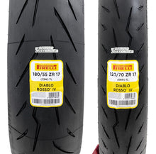 Cargar imagen en el visor de la galería, Llantas Pirelli Diablo Rosso Iv 120/70 17 Y 180/55 17 R6r
