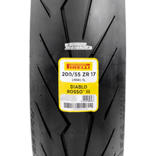 Cargar imagen en el visor de la galería, LLanta Pirelli Diablo Rosso III 200/55 ZR17 78W S1000RR V4
