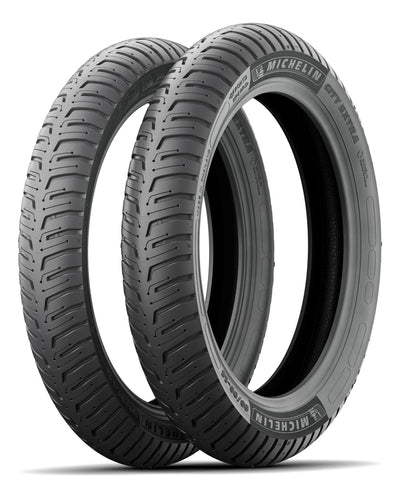 Set Llantas Michelin 100/90-17 + 80/90-17 City Extra