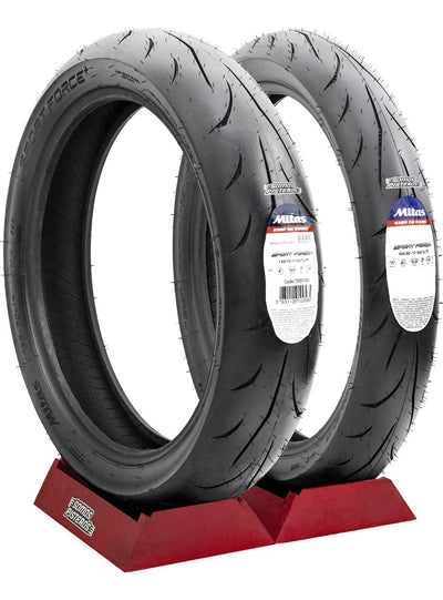 Llantas Mitas Sport Force+ 100/80-17 Y 130/70 17 62s Pulsar