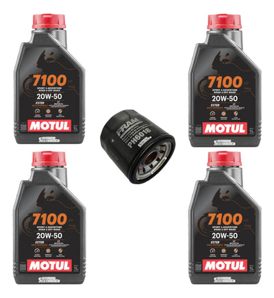 Kit Filtro 4l Aceite Motul 10w40 7100 R6 R1 Gsxr 636 600rr