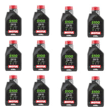 Cargar imagen en el visor de la galería, Caja 12 Pz Aceite Motul 5100 10w40 Pulsar Fz R6r R1 Gsxr Zx6