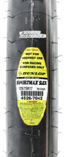 Cargar imagen en el visor de la galería, Llanta Dunlop 120/75 R17 Sportmax Slick R5 Suave R6 V4 S1000
