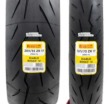 Cargar imagen en el visor de la galería, Llantas Pirelli Diablo Rosso Iv 120/70 17 Y 200/55 17 V4 R1