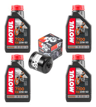 Cargar imagen en el visor de la galería, Aceite Motul 7100 Filtro K&amp;n S1000r R1 1000rr Zx6r Zx10 Gsxr