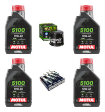 Cargar imagen en el visor de la galería, Kit Afinacion Motul 5100 Hf Ngk R6r R1 Gsxr Zx6r Zx10 1000rr