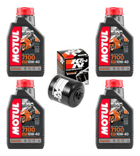 Cargar imagen en el visor de la galería, Aceite Motul 7100 Filtro K&amp;n S1000r R1 1000rr Zx6r Zx10 Gsxr