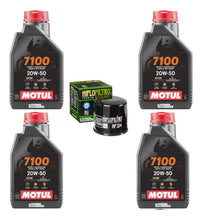 Cargar imagen en el visor de la galería, Kit Filtro Hiflo 4l Motul Aceite 7100 20w50 Gsxr 1000 1000rr