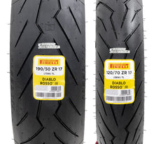 Cargar imagen en el visor de la galería, Llantas Pirelli Diablo Rosso Iii 120/70 17 Y 190/50 17 Gsxr