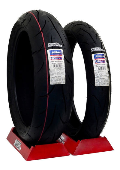 Juego Mitas 160/60 110/70 R17 Sportforce+ R3 Ktm 390 Dominar