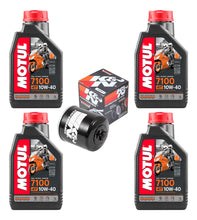 Cargar imagen en el visor de la galería, Aceite Motul 7100 Filtro K&amp;n S1000r R1 1000rr Zx6r Zx10 Gsxr