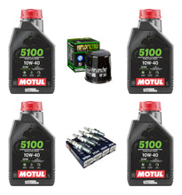 Cargar imagen en el visor de la galería, Kit Afinacion Motul 5100 Hf Ngk R6r R1 Gsxr Zx6r Zx10 1000rr