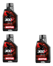 Cargar imagen en el visor de la galería, 3l Aceite Moto Motul 300v Race 15w50 R6 R1 Gsxr Zx6r S1000rr