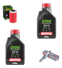 Cargar imagen en el visor de la galería, Kit Afinación Duke Rc 200 250 390 2l Motul 5100 Bujia Filtro