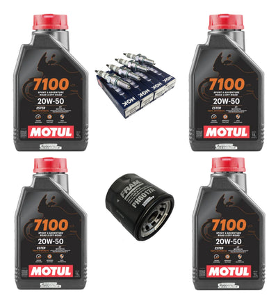 Kit Afinacion 4l Motul 7100 Ngk Fram R1 Gsxr 1000rr R6r 600r