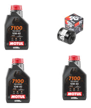 Cargar imagen en el visor de la galería, Kit Aceite Motul 3l 7100 10w40 Y Filtro K&amp;n R6r 600rr Gsxr