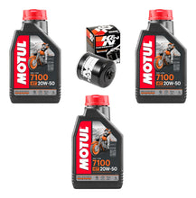 Cargar imagen en el visor de la galería, Aceite Motul 7100 Filtro K&amp;n R6r 600rr Gsxr Ninja 400 R6s Fz