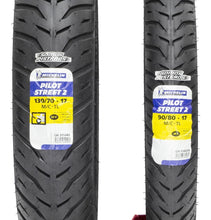 Cargar imagen en el visor de la galería, Llantas Michelin 130/70 Y 90/80 Pilot Street 2 Gsxr 150 R15
