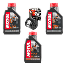 Cargar imagen en el visor de la galería, Aceite Motul 7100 Filtro K&amp;n R6r 600rr Gsxr Ninja 400 R6s Fz