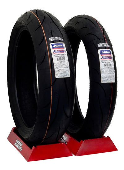 Juego Mitas 150/60 120/70 R17 Sportforce+ R3 Ktm 390 Dominar