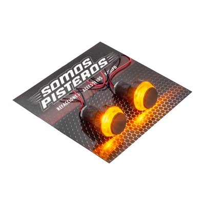 CONTRAPESOS LED 7/8 22 MM PULSAR DOMINAR FZ R6R R1 GSXR ZX6R