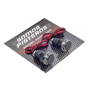 CONTRAPESOS LED 7/8 22 MM PULSAR DOMINAR FZ R6R R1 GSXR ZX6R