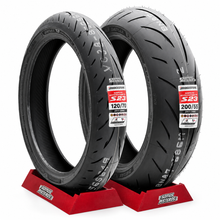 Cargar imagen en el visor de la galería, Llantas 120/70 Y 200/55 BRIDGESTONE S23 s1000rr R1 PANIGALE