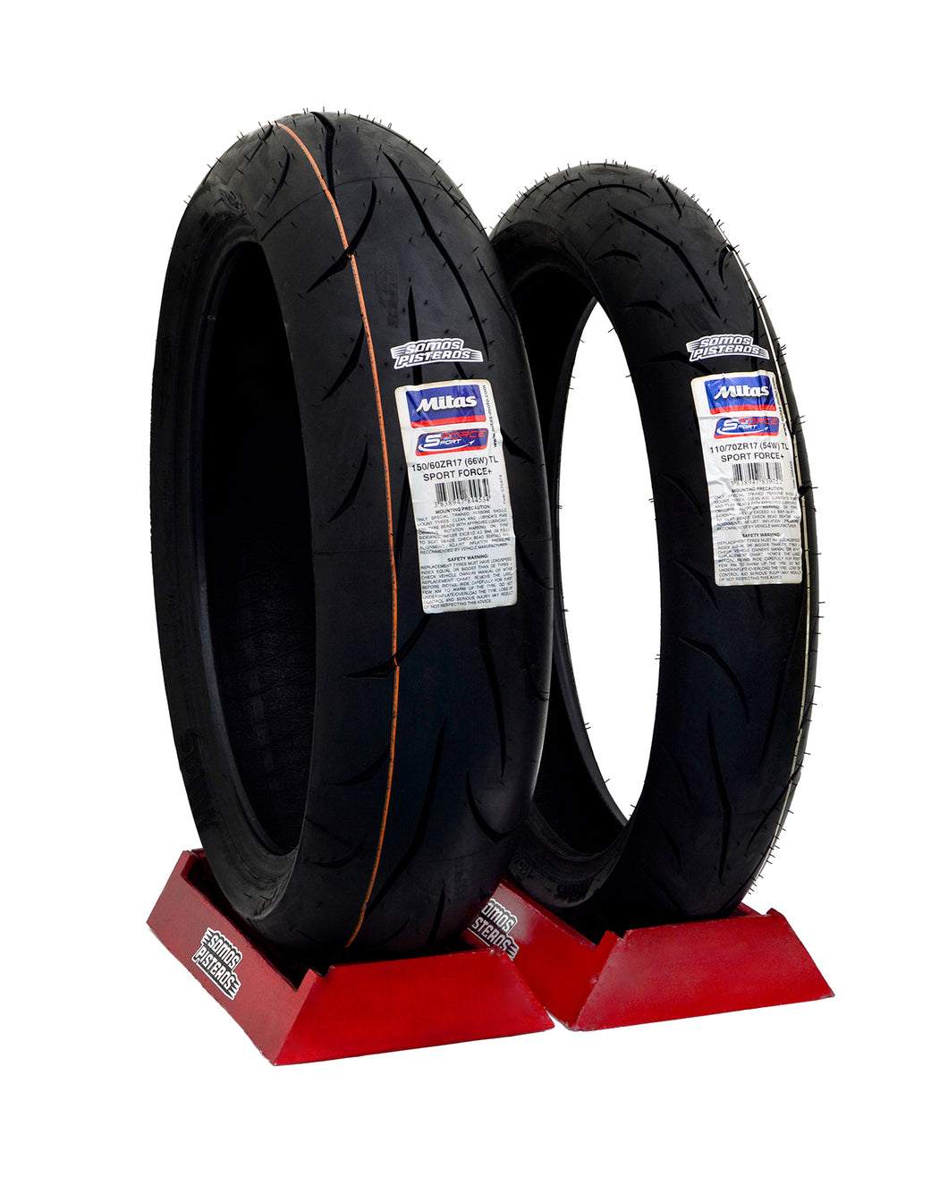 Llantas Mitas 150/60 110/70 Sportforce + R3 Ktm 390 Dominar