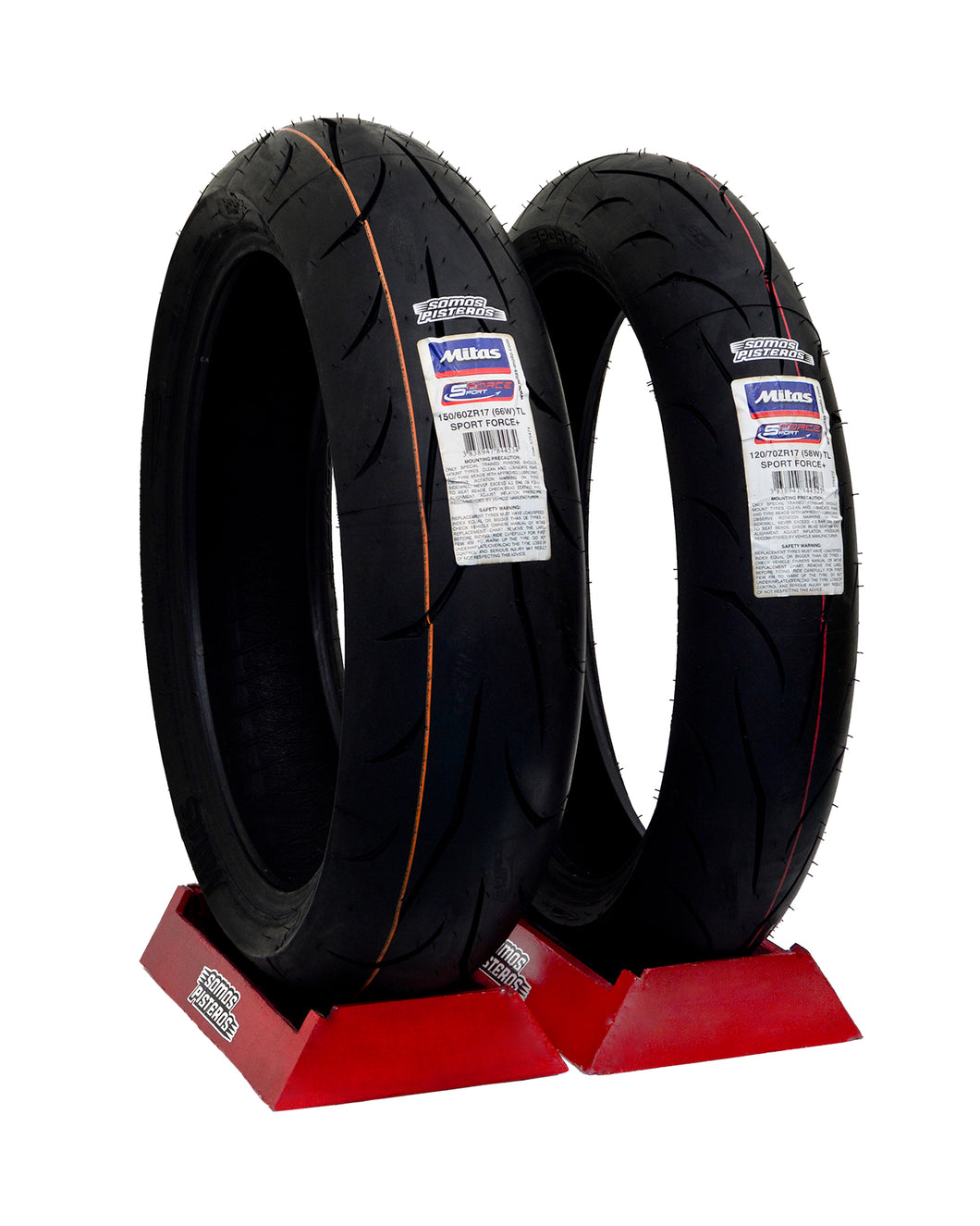 Llantas Mitas 150/60 120/70 Sportforce + R3 Ktm 390 Dominar