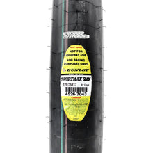 Cargar imagen en el visor de la galería, LLANTA DUNLOP 120/75 R17 SPORTMAX SLICK R7 Medio