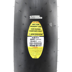 LLANTA DUNLOP KR451 180/60R17 SLICK 0097 Suave