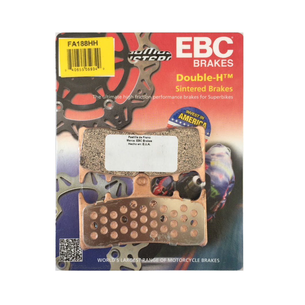 BALATAS MOTO SINTERIZADAS  FA188HH EBC DELANTERAS