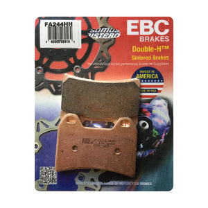 BALATAS MOTO SINTERIZADAS  FA244HH EBC DELANTERAS