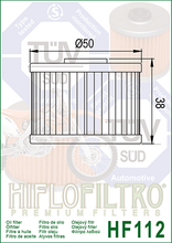 Cargar imagen en el visor de la galería, Filtro Aceite Hiflo HF-112 TRX 300 400 700 CBR250 XR650 KLX