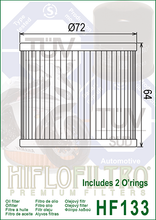 Cargar imagen en el visor de la galería, Filtro Aceite HiFlo HF-133 GS500 400 450 550 650 700 750