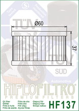 Cargar imagen en el visor de la galería, Filtro Aceite HiFlo HF-137 DR500 DR600 DR650 LS650 S40 DR800