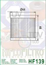 Cargar imagen en el visor de la galería, Filtro Aceite HiFlo HF-139 DR-Z400 LT-Z400 LT-R450 KLX400