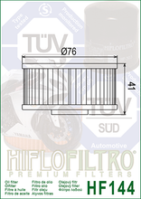 Cargar imagen en el visor de la galería, Filtro Aceite HiFlo HF-144 FZR400 XJ600 XJ650 XJ700 XJ750