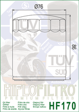 Cargar imagen en el visor de la galería, Filtro Aceite HiFlo HF-170C XL883 XLH883 XL1200C FLHT FXRS