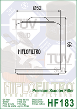 Cargar imagen en el visor de la galería, Filtro Aceite HiFlo HF-183 125 150 200 250 300 Aprilia 125