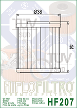 Cargar imagen en el visor de la galería, Filtro Aceite HiFlo HF-207 KX250 KX450 RM-Z250 RM-Z450