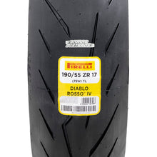 Cargar imagen en el visor de la galería, LLanta Pirelli Diablo Rosso IV 190/55 ZR 17 75W R1 GSXR ZX10