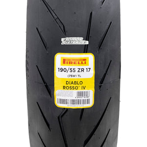 LLanta Pirelli Diablo Rosso IV 190/55 ZR 17 75W R1 GSXR ZX10