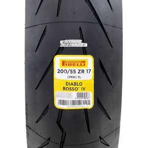 LLanta Pirelli Diablo Rosso IV 200/55 ZR17 78W S1000RR V4