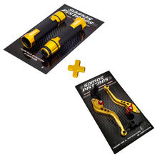 Cargar imagen en el visor de la galería, KIT PALANCAS CORTAS Y PUÑOS SP V1 R6 R1 Gsxr Zx6r 600rr R6